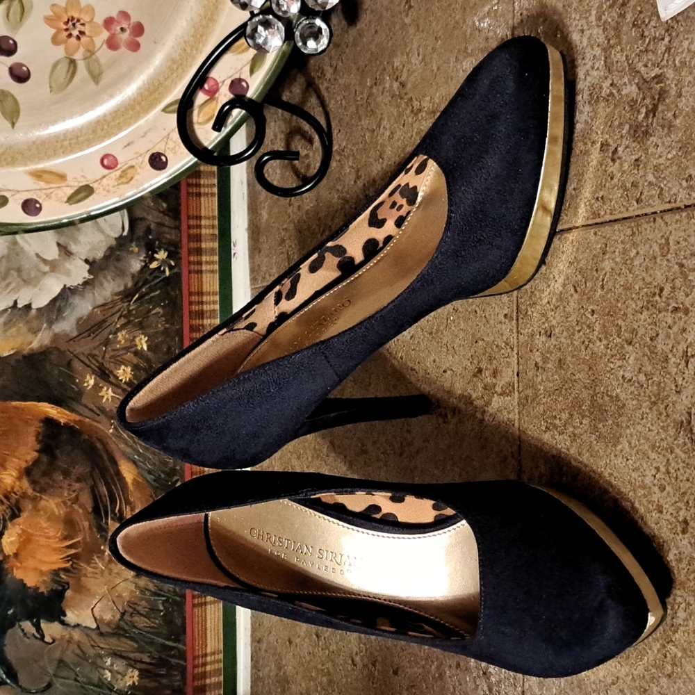 Christian Siriano platform pumps
